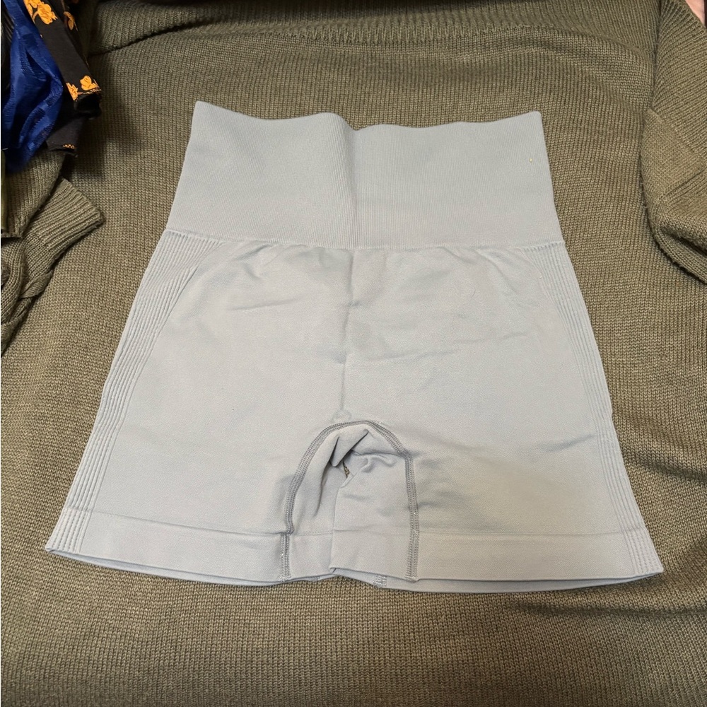 Amazon Women's Athletic Shorts in Light Gray